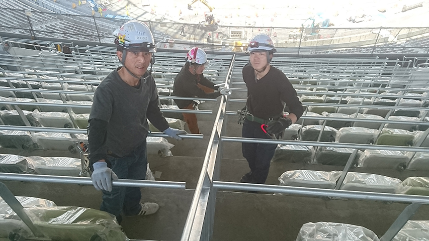 【現場】都内大型競技場